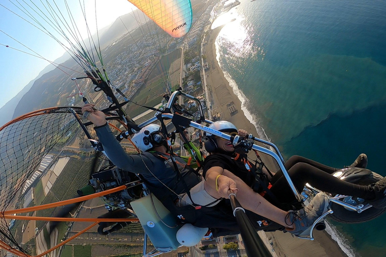 Paratrike flight in Malaga