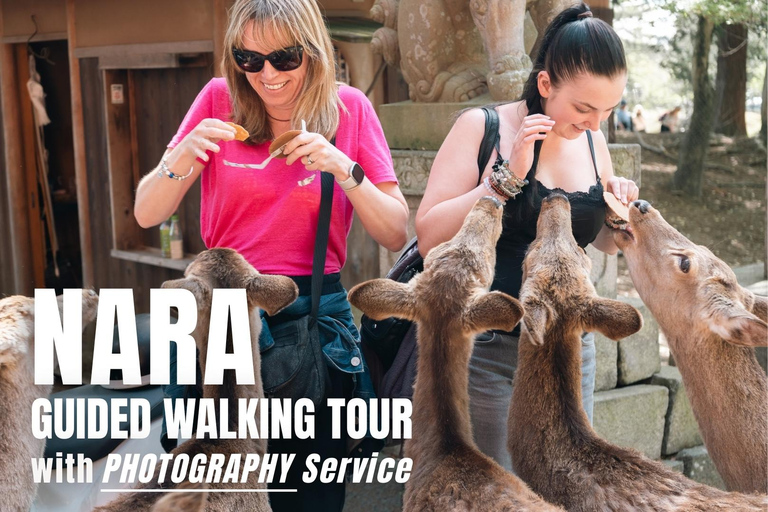 [Deer & Samurai History] Nara Guided Walking Tour+Photoshoot 3 Hours Walking Tour + Photo Service (small-group max. 6)