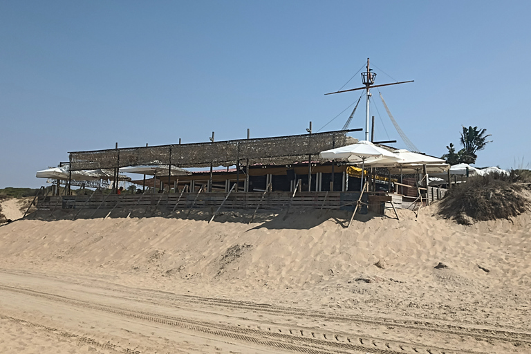 Huelva-Punta Umbria Bike Sightseeing Tour and Cruise Tour Huelva-Punta Umbria Sightseeing Tour and Boat Ride