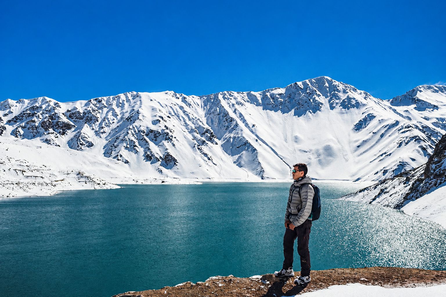 Santiago: Cajón del Maipo und Stausee El Yeso mit Premium-Picknick