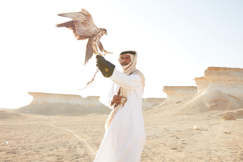 Qatar: Experiência privada de falcoaria com falcoeiros locais