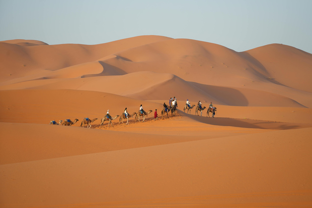 Da Marrakech: tour di 3 giorni nel Sahara ad Agadir e trekking a cammello