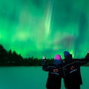 Ylläs : excursion pour admirer les aurores boréales en petit groupe, avec photos, garantie d’observation