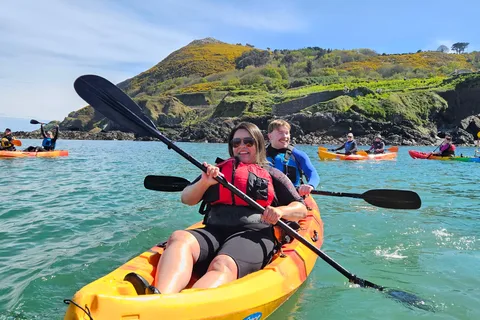 Sea Kayaking around Bray Head with Pictures