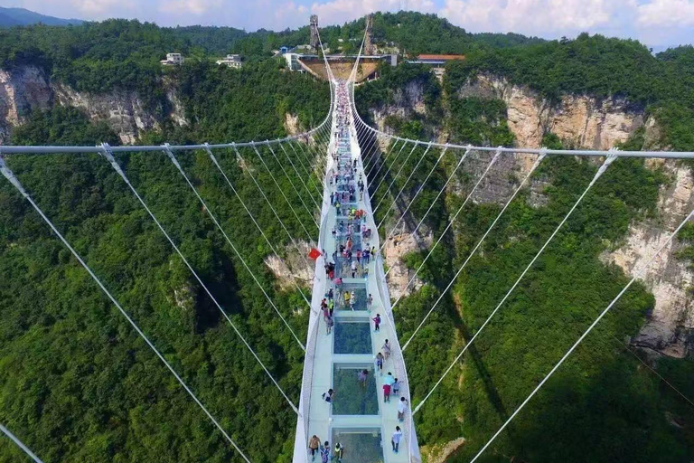 Visite privée d&#039;une journée à Zhangjiajie — Options multi-panoramiquesOption E : Grand Canyon et lac Baofeng