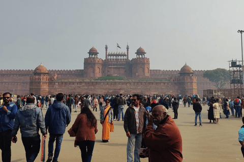 Delhi: Old and New Delhi Private Full or Half-Day Tour Full Day Tour with Guide Only - (Without Car & Driver)