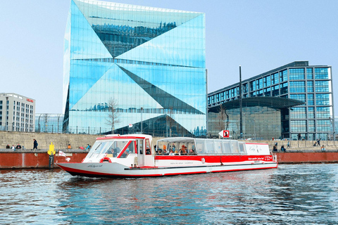 Berlin: 1h Panorama Bootstour auf der Spree mit Guide DE/EN Berlin Bootstour – Top Highlights mit Audioguide