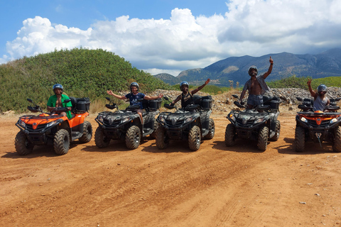 Crète : Circuit de safari en quad tout terrain avec transferts vers les hôtels