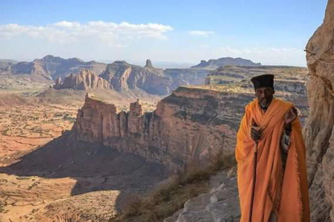 Z Addis Abeby: 3-dniowa wycieczka trekkingowa w góry GheraltaKościoły Tigray 3 dni
