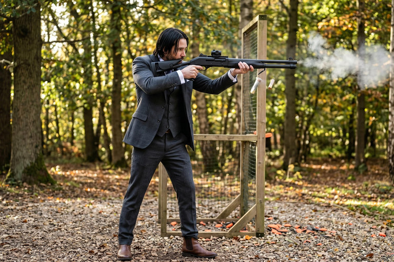 Manchester: Clay Pigeon Shooting Experience 100 Bird round with guide