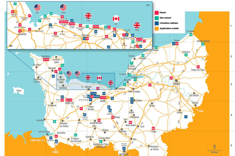 Plaże lądowania: Wylot Deauville, Honfleur, Le HavrePlaże lądowania: Wylot Deauville, Le Havre, Honfleur