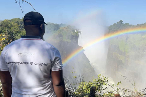 Falls tour met gids - Zimbabwaanse kantRondleiding door watervallen - Zimbabwaanse kant