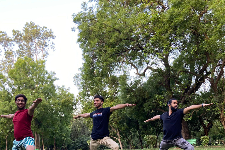 Nuova Delhi: Yoga rilassante al sole nei giardini di Lodhi