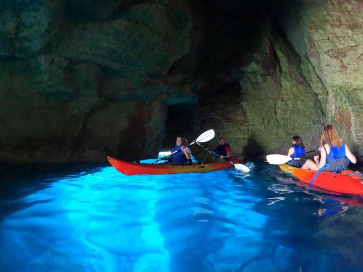 MENORCA: Ruta de las cuevas en kayak + sessión de fotos.