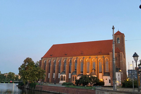 Kvällstur i Wroclaw (gratis foton efter turen)Nattvandring genom Wroclaw