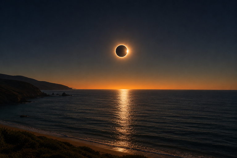 From Santiago: Excursion to the Best Viewing Point for the Solar Eclipse