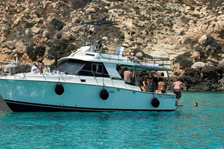 Lampedusa: Boottocht met lunch Luna Celeste