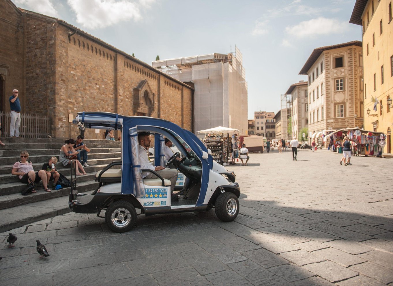 Firenze: Udflugt med golfvogn i den gamle bydel