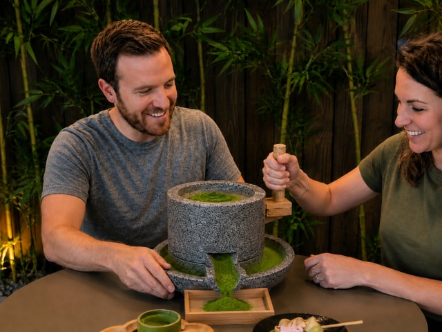 Kyoto: Grind Your Own Fresh Matcha at Arashiyama Sky Terrace