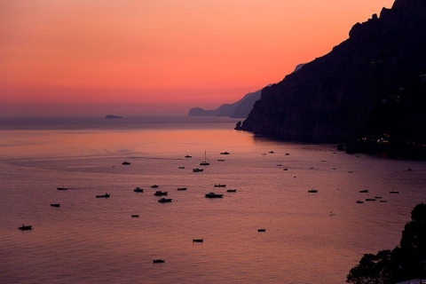 Croisière au coucher du soleil à Positano