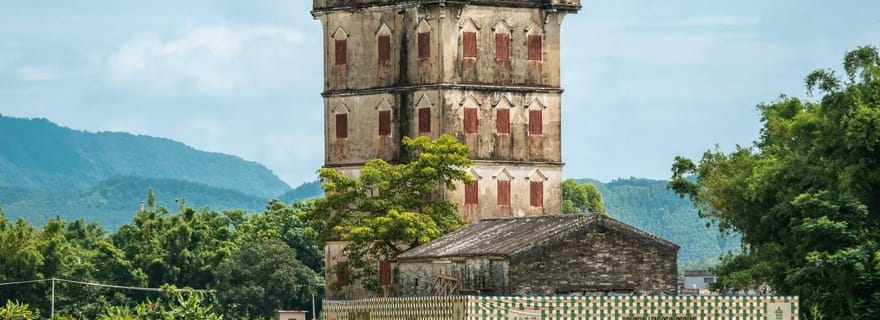 Depuis Guangzhou : visite des tours de guet et des villages anciens classés par l'UNESCO