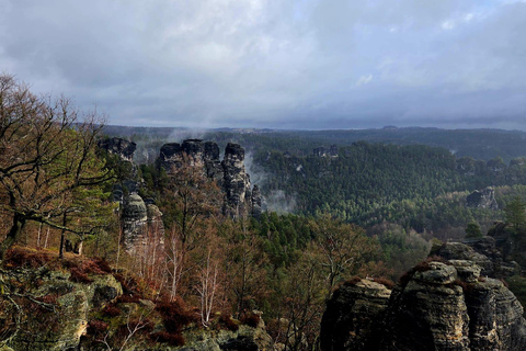 From Dresden: Table mountains Lilienstein & Königstein tour