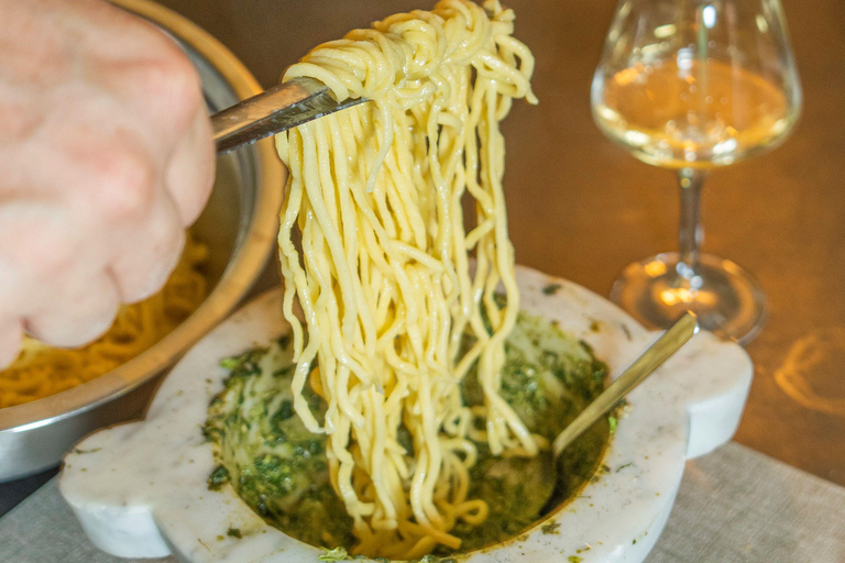 Genoa: Pesto-Making Class with Pasta and Aperitivo