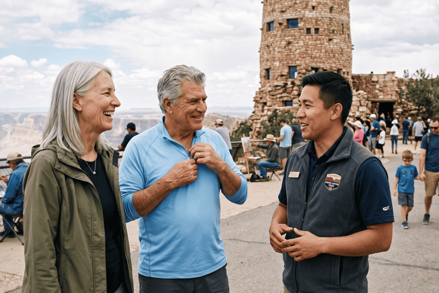 Private Grand Canyon South Rim Tour per Auto ab Flagstaff. Foto: GetYourGuide