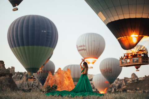 Cappadocia Flying Dress Photo Shoot