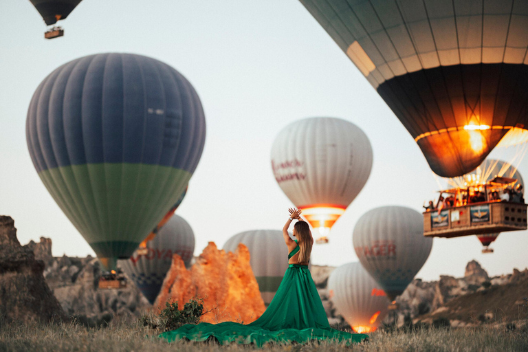 Cappadocia Flying Dress Photo Shoot
