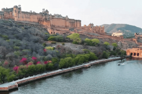 Jaipur: Speed Boat, Amber Walking Tour & Sunset with Pickup Speed Boat With Amber Walking Tour