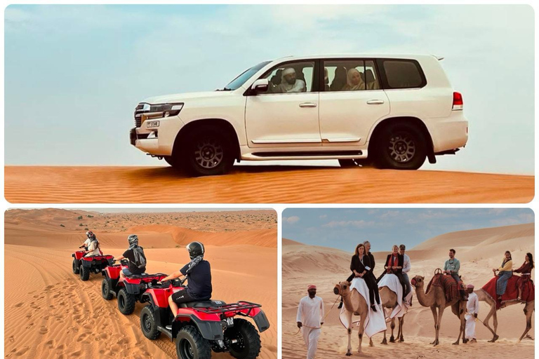 Doha: Inland Sea Desert Safari with Sunset & Sunrise Views Private Tour