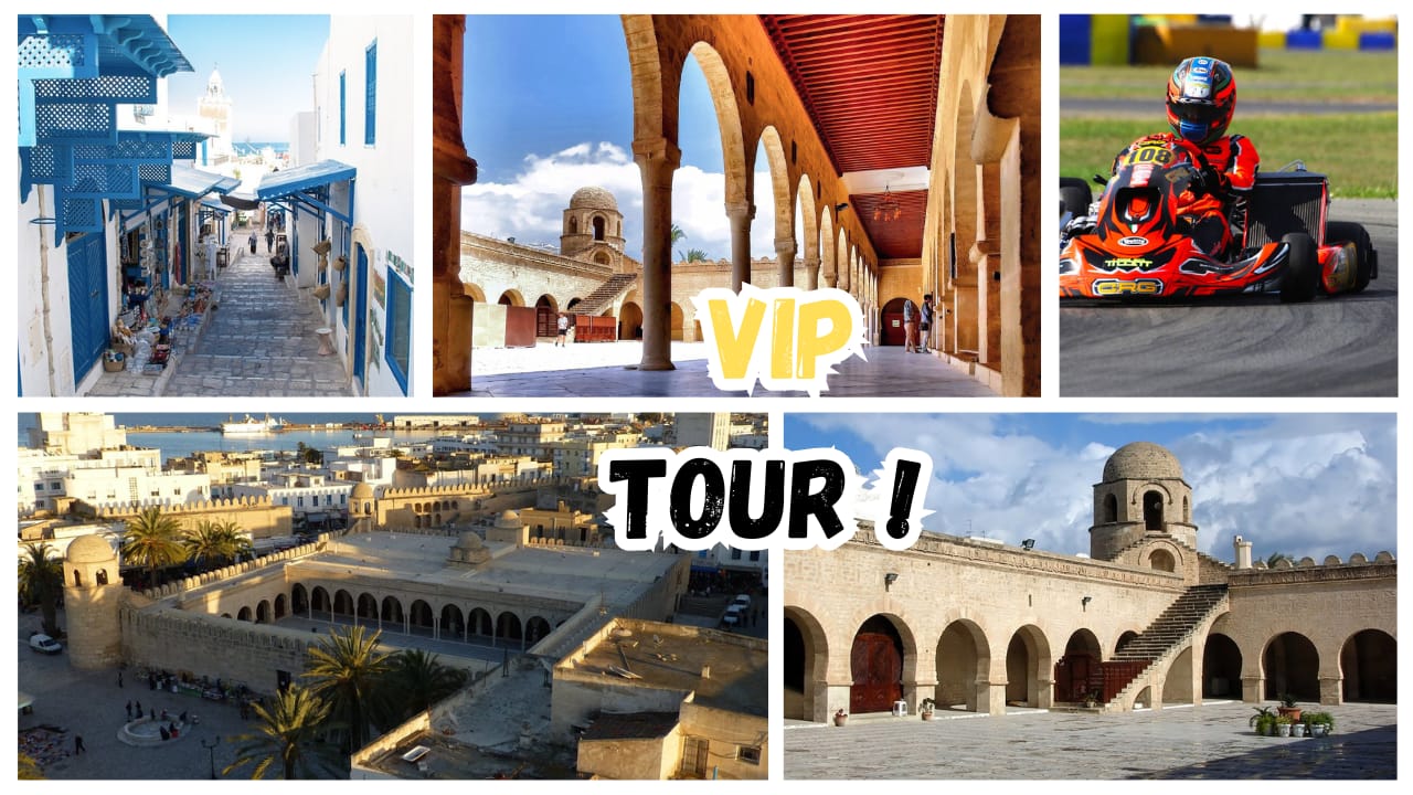 Tagestour: Medina von Sousse, Hergla und Go-Kart-Erlebnis