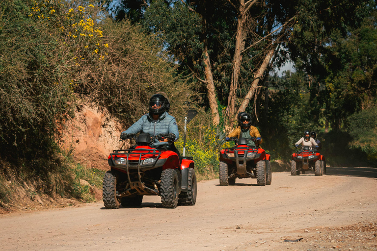 From Cusco: Quad bike tour Moray and Salt MinesShared Rider: 02 people on Atvs