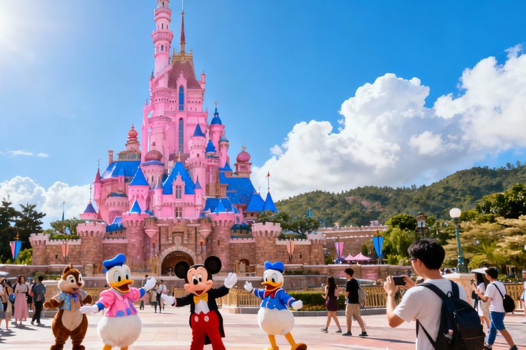 Hong Kong: Disneyland Entry Ticket with Private Transfer 1 Day Ticket & 1-Way Transfer Pickup from Kowloon/ HK Island