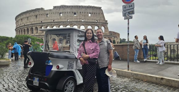 Rom: Private Golf Cart Sightseeing Tour