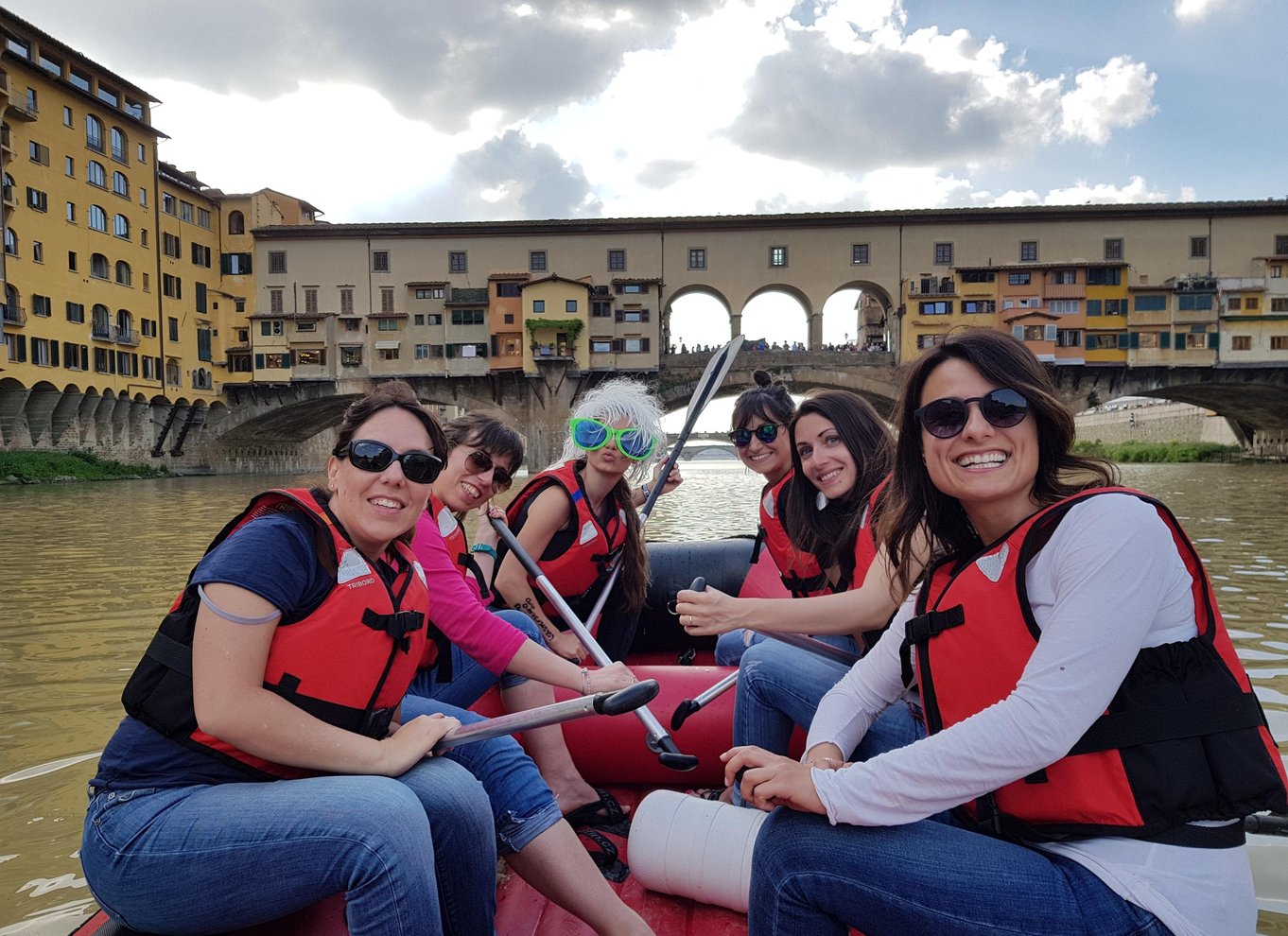 Firenze: Pontevecchio og byens seværdigheder – rolig raftingtur