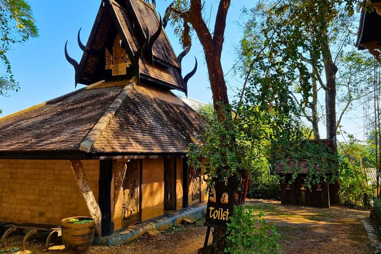 Journée complète à Chiang Rai : 3 temples, Triangle d&#039;Or et tour en bateau