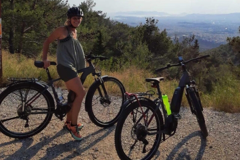 Athènes : Excursion en bicyclette électrique au Mont HymettusVisite du matin