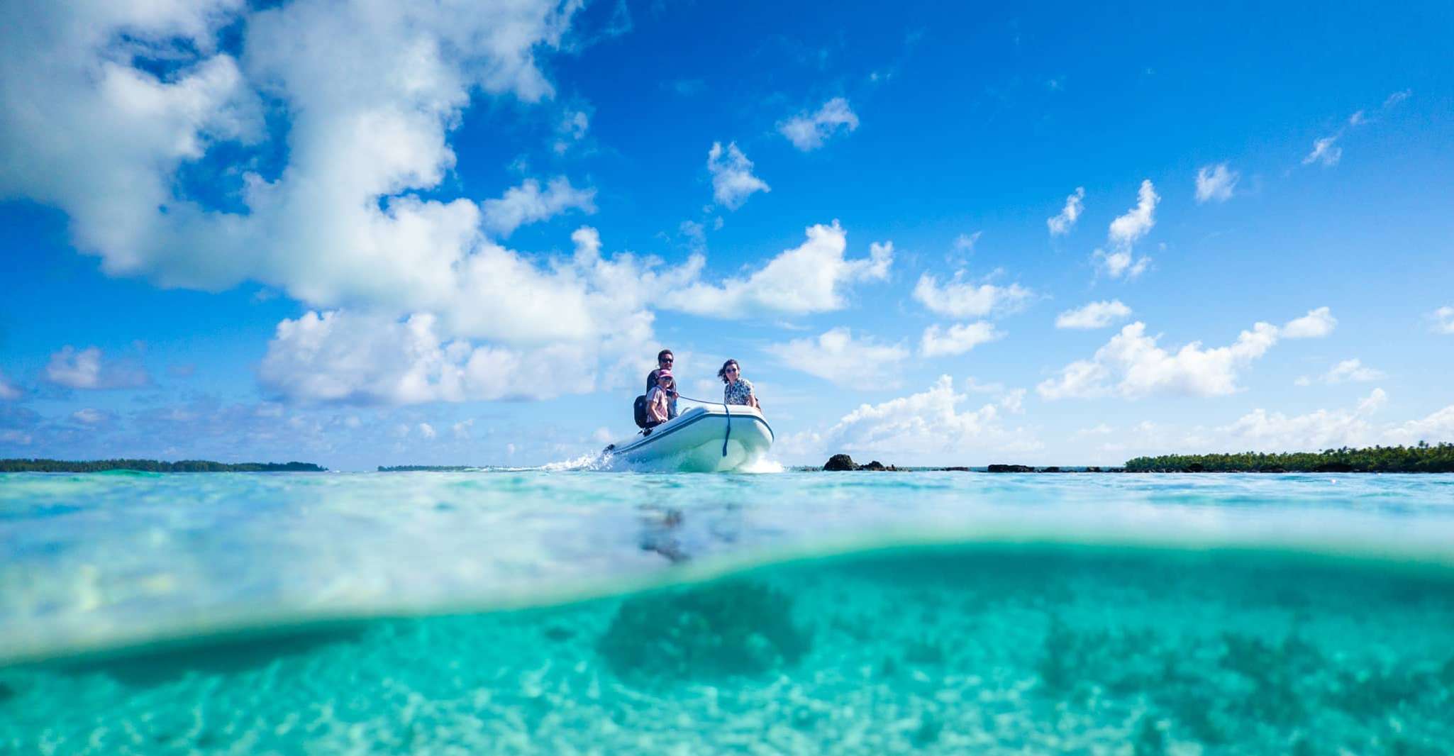 L'île de Tetiaroa en catamaran à voile - de Tahiti - Hizvo