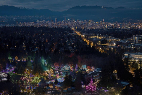 Vancouver : Tour en trolley des lumières de Noël avec karaoké