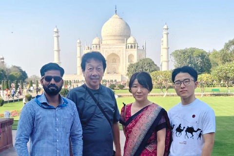 From Agra: Taj Mahal, Agra Fort & Fatehpur Sikri Guided Tour Local Expert Tour Guide Only