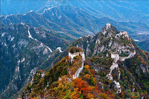 Tour in kleine groep van Jiankou Grote Muur naar Mutianyu