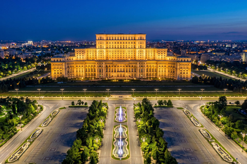 Bucharest Tour: Parliament, Ceausescu Home & Village Museum COACH TOUR Audio guide in 24 languages