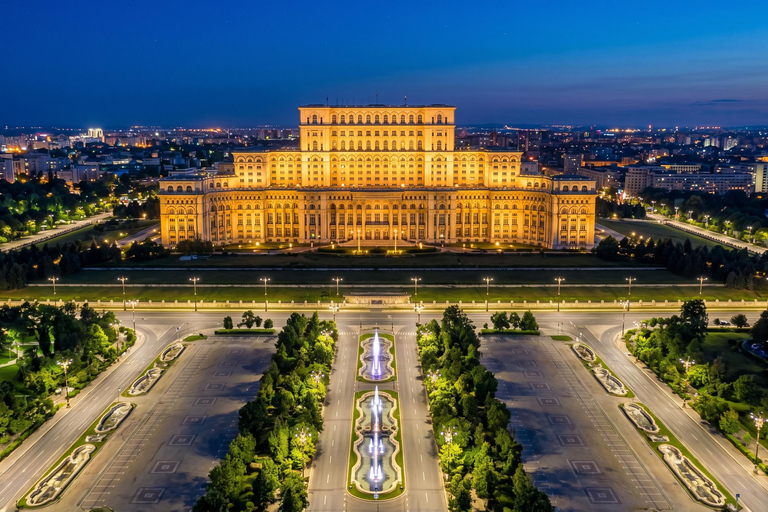 Bucharest Tour: Parliament, Ceausescu Home & Village Museum COACH TOUR Audio guide in 24 languages