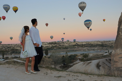 Visite de la zone photo de la Cappadoce en montgolfière