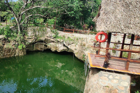 Cancun: Experiência semiprivada em um cenote com 3 cachoeiras