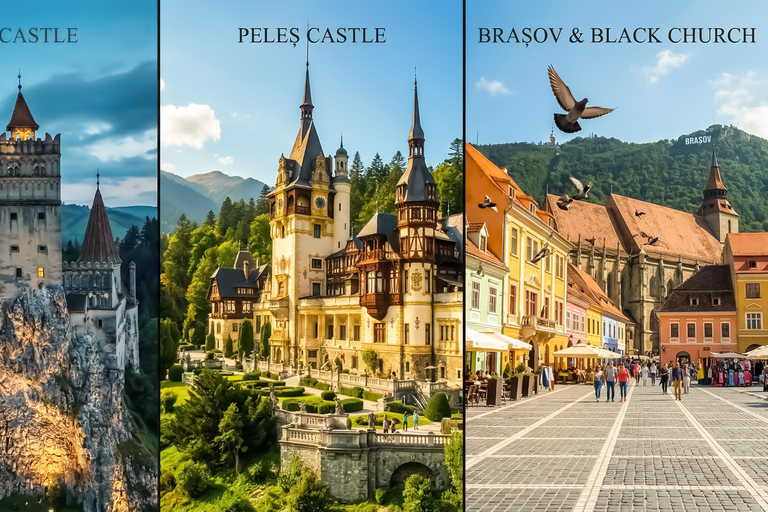 Day Trip From Sibiu: Dracula Castle, Peles Castle and Brasov Audio Guide (Multiple Languages)
