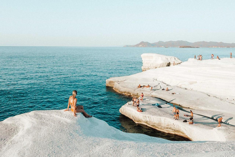 From Crete: Milos Island Day Trip with Guided Tour & Ferry Rethymno Area: Tour with Hotel Pickup