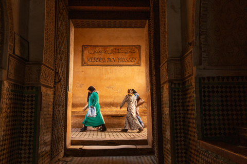 Marrakech Mosque, Ben Youssef, Secret Garden & Medina Tour Heritage Walk - Shared